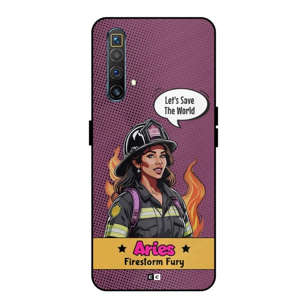 Aries Fury Metal Back Case for Realme X3 SuperZoom