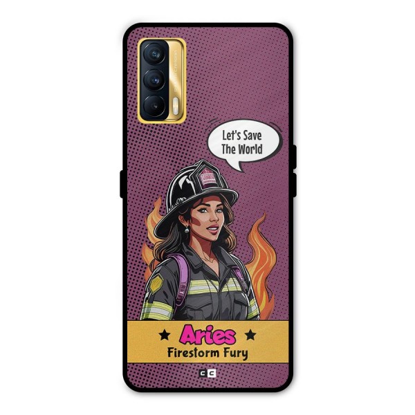 Aries Fury Metal Back Case for Realme X7