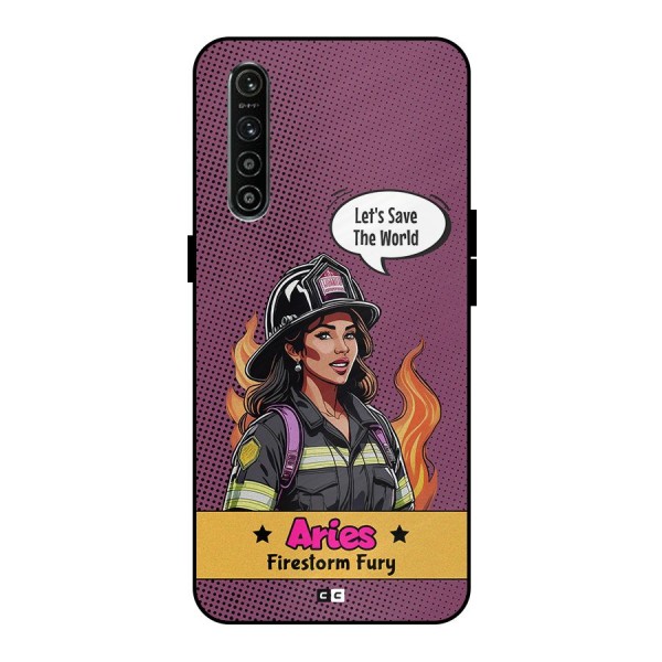 Aries Fury Metal Back Case for Realme XT