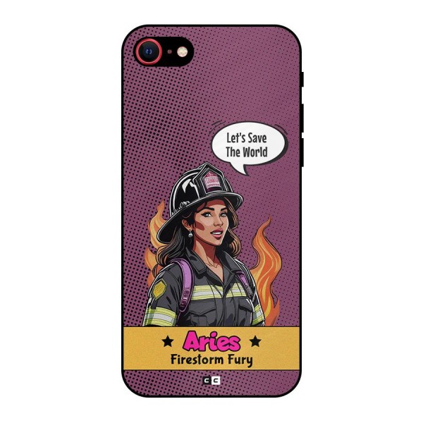 Aries Fury Metal Back Case for iPhone 8