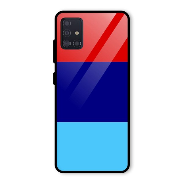 Armed Forces Stripes Glass Back Case for Galaxy A51