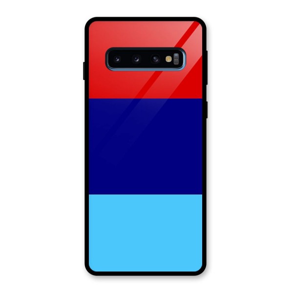 Armed Forces Stripes Glass Back Case for Galaxy S10