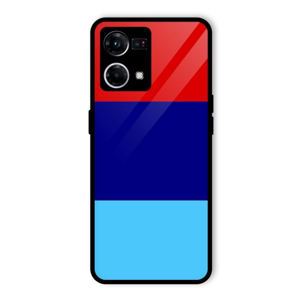 Armed Forces Stripes Glass Back Case for Oppo F21 Pro 4G