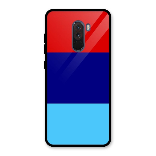 Armed Forces Stripes Glass Back Case for Poco F1