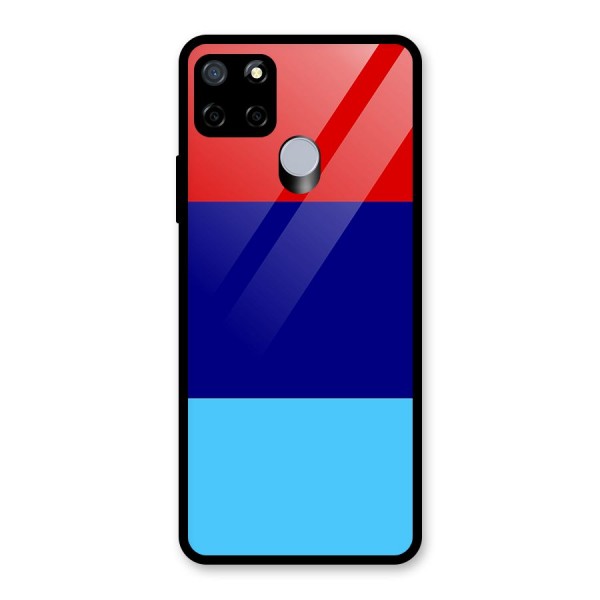 Armed Forces Stripes Glass Back Case for Realme C15