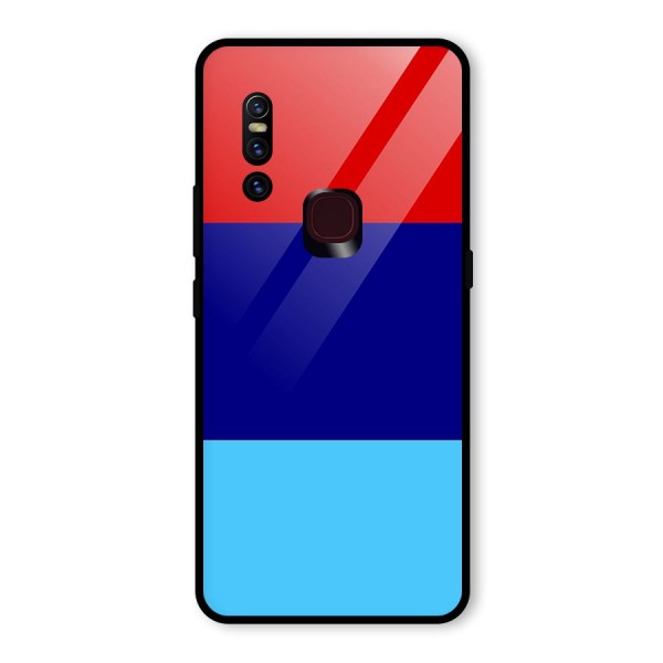 Armed Forces Stripes Glass Back Case for Vivo V15