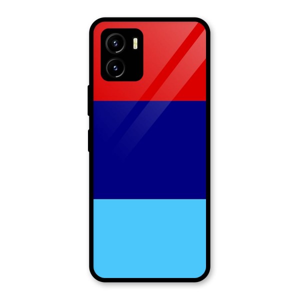 Armed Forces Stripes Glass Back Case for Vivo Y15s