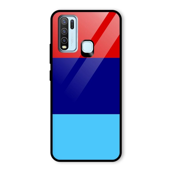 Armed Forces Stripes Glass Back Case for Vivo Y30