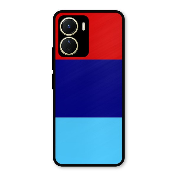 Armed Forces Stripes Metal Back Case for Vivo Y16