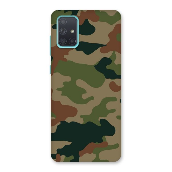 Army Camouflage Back Case for Galaxy A71