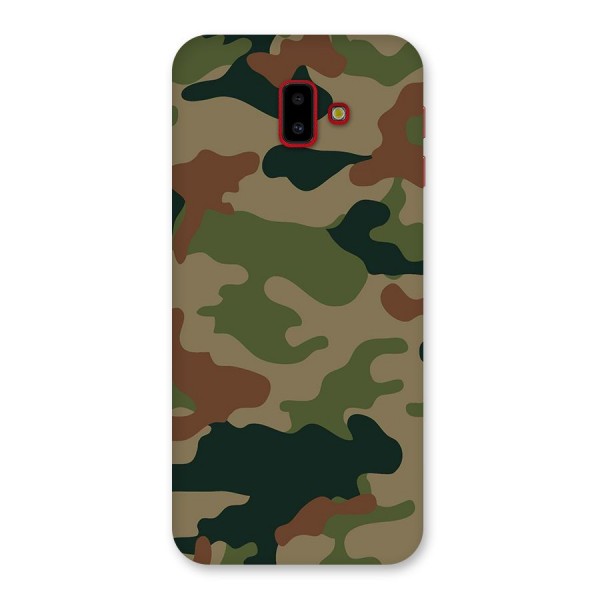 Army Camouflage Back Case for Galaxy J6 Plus