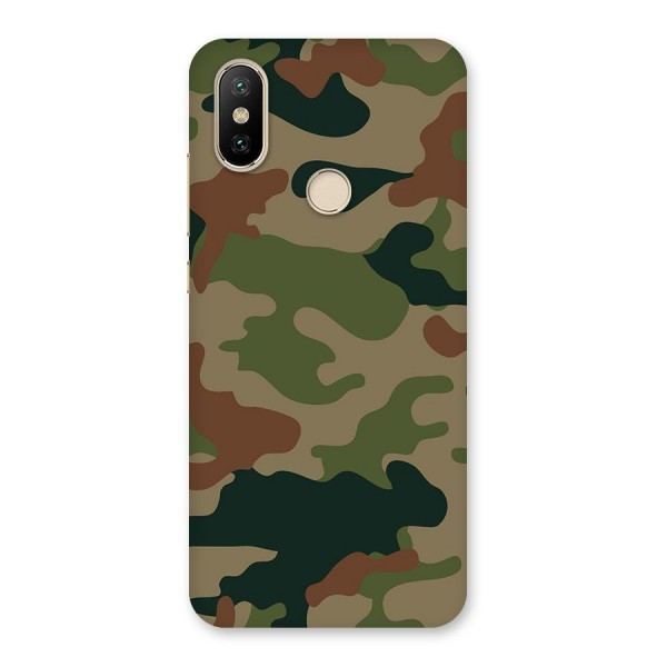 Army Camouflage Back Case for Mi A2