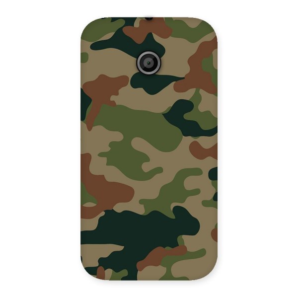 Army Camouflage Back Case for Moto E