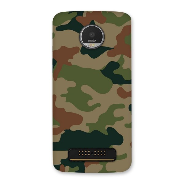 Army Camouflage Back Case for Moto Z Play