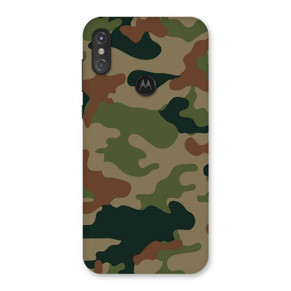 Army Camouflage Back Case for Motorola One Power