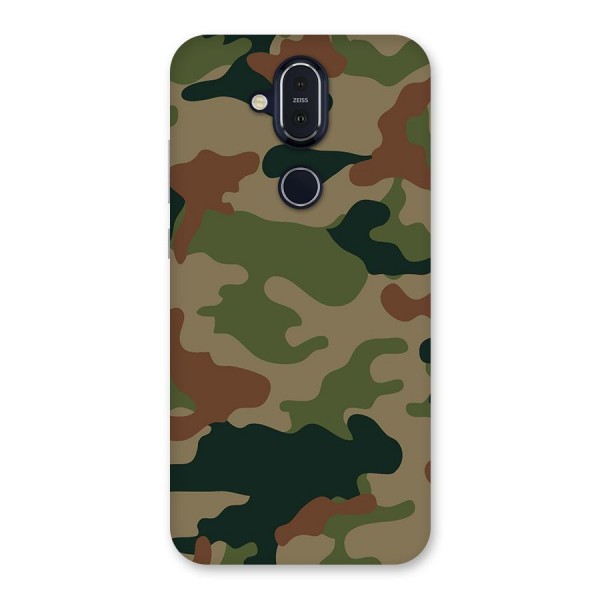 Army Camouflage Back Case for Nokia 8.1