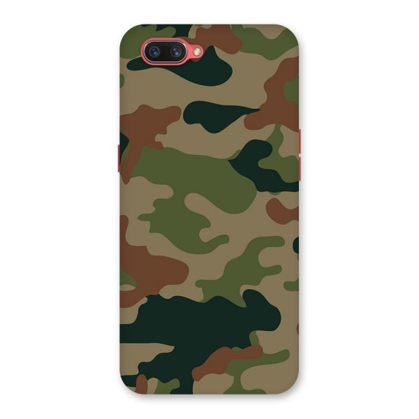 Army Camouflage Back Case for Oppo A3s