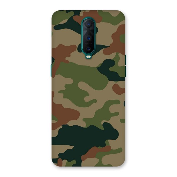 Army Camouflage Back Case for Oppo R17 Pro