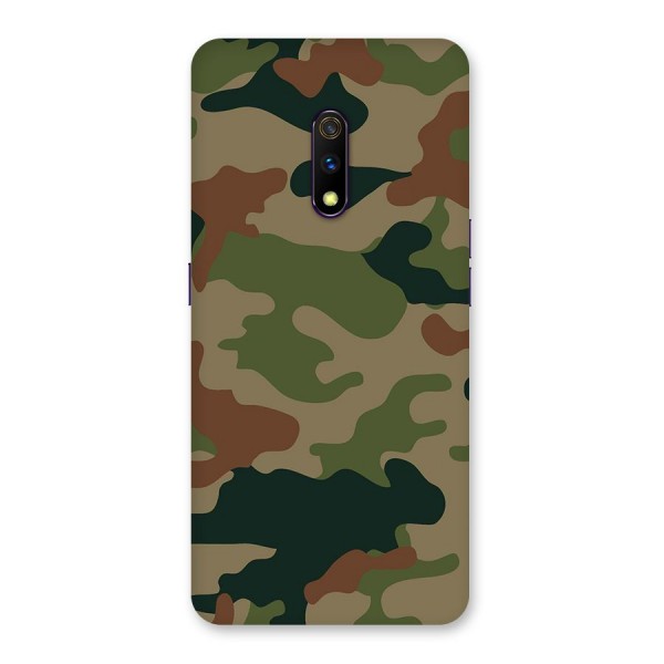 Army Camouflage Back Case for Realme X