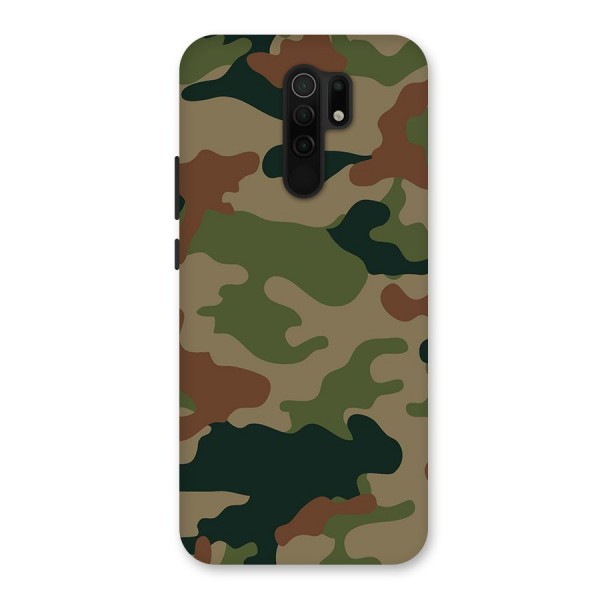 Army Camouflage Back Case for Redmi 9 Prime