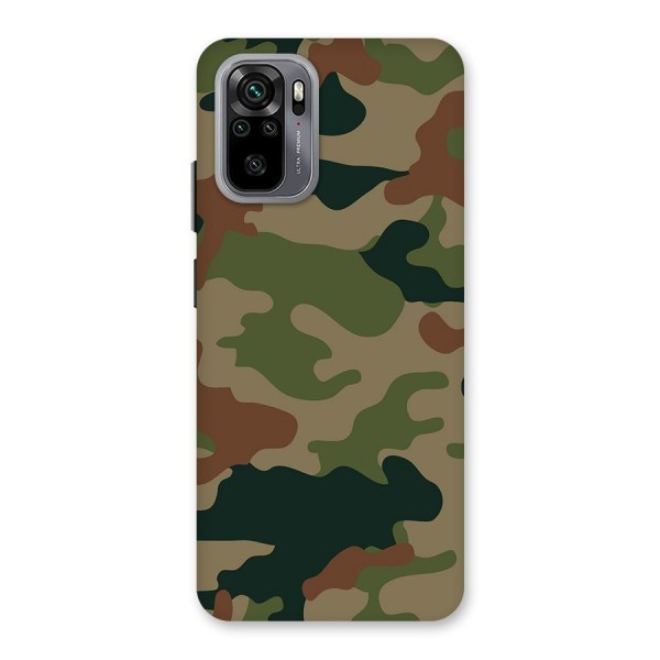 Army Camouflage Back Case for Redmi Note 10