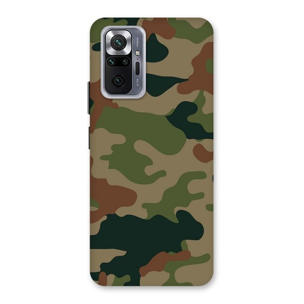 Army Camouflage Back Case for Redmi Note 10 Pro