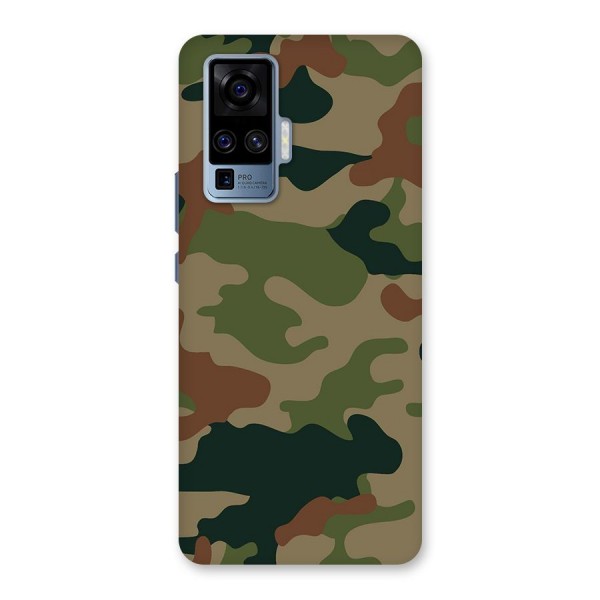 Army Camouflage Back Case for Vivo X50 Pro