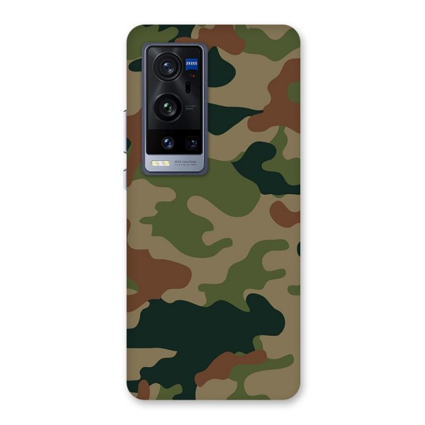 Army Camouflage Back Case for Vivo X60 Pro Plus