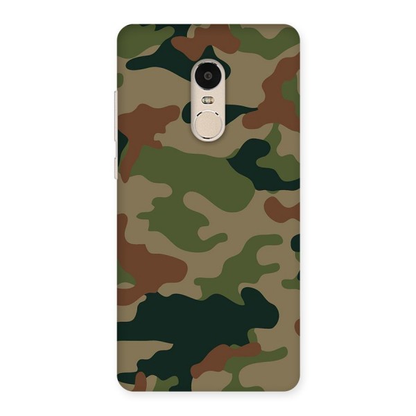 Army Camouflage Back Case for Xiaomi Redmi Note 4