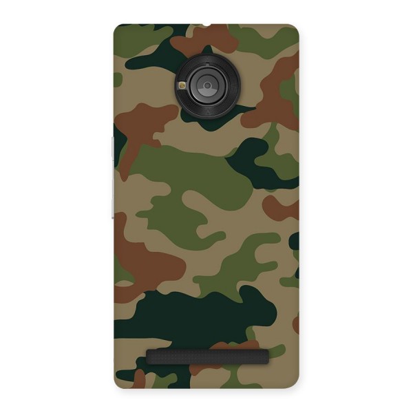 Army Camouflage Back Case for Yu Yuphoria