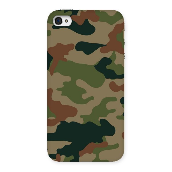 Army Camouflage Back Case for iPhone 4 4s