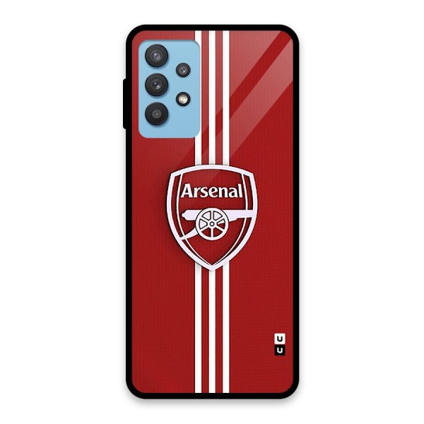 Arsenal Club Glass Back Case for Galaxy M32 5G