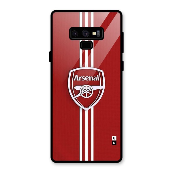 Arsenal Club Glass Back Case for Galaxy Note 9