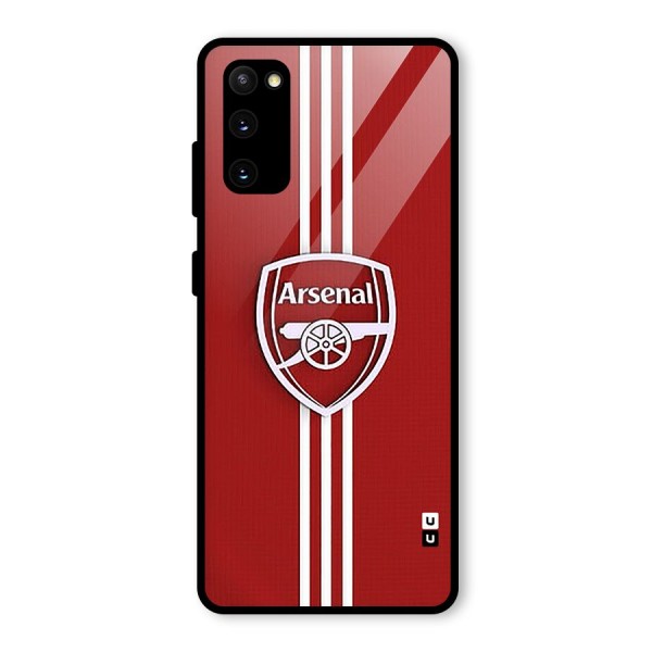 Arsenal Club Glass Back Case for Galaxy S20 FE 5G