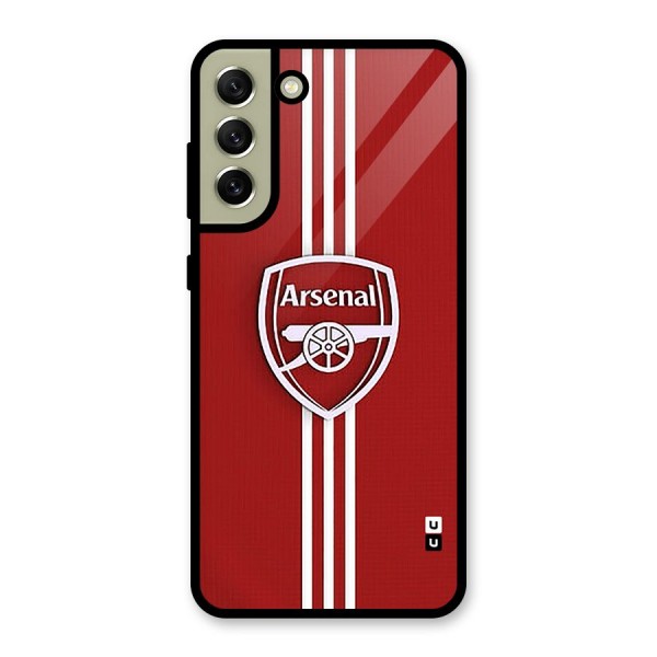 Arsenal Club Glass Back Case for Galaxy S21 FE 5G