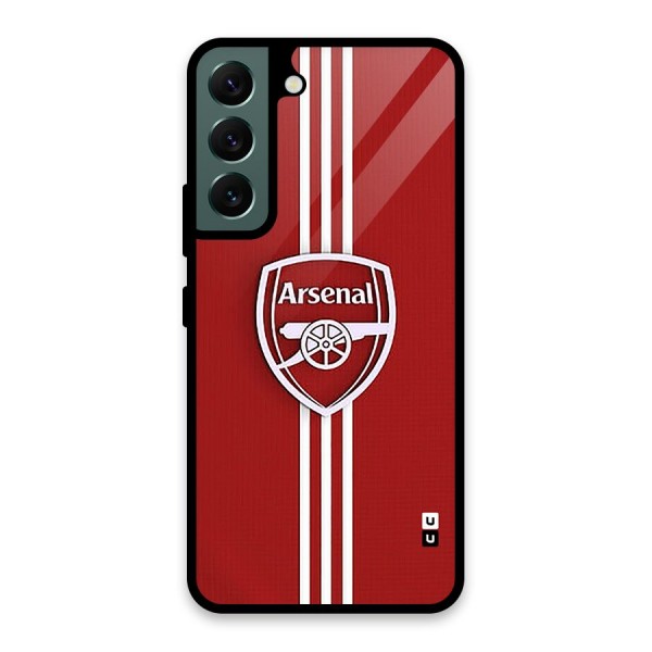 Arsenal Club Glass Back Case for Galaxy S22 5G