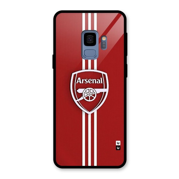 Arsenal Club Glass Back Case for Galaxy S9