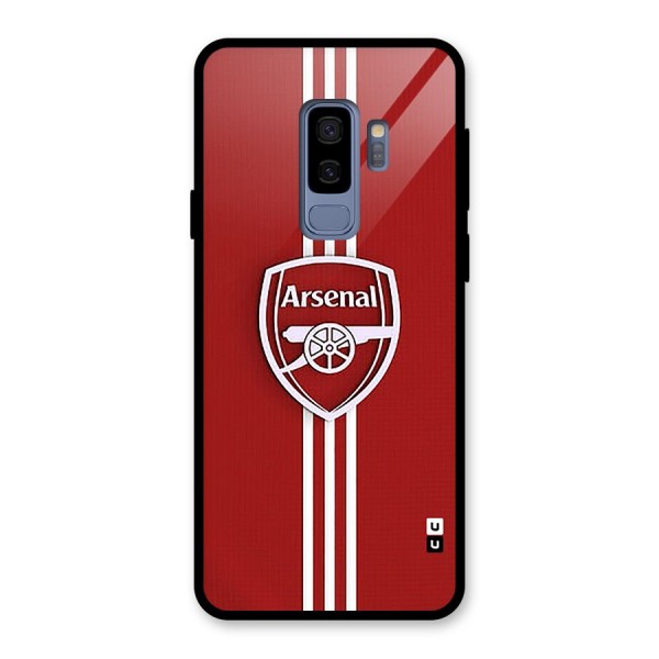 Arsenal Club Glass Back Case for Galaxy S9 Plus