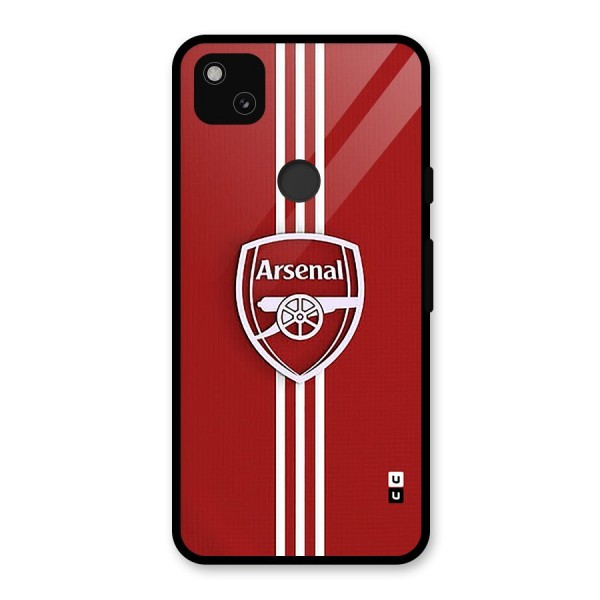 Arsenal Club Glass Back Case for Google Pixel 4a