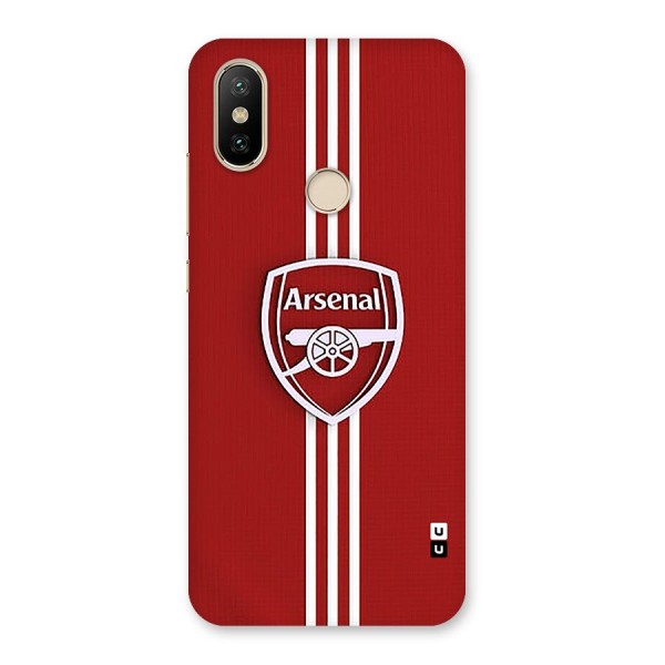 Arsenal Club Back Case for Mi A2