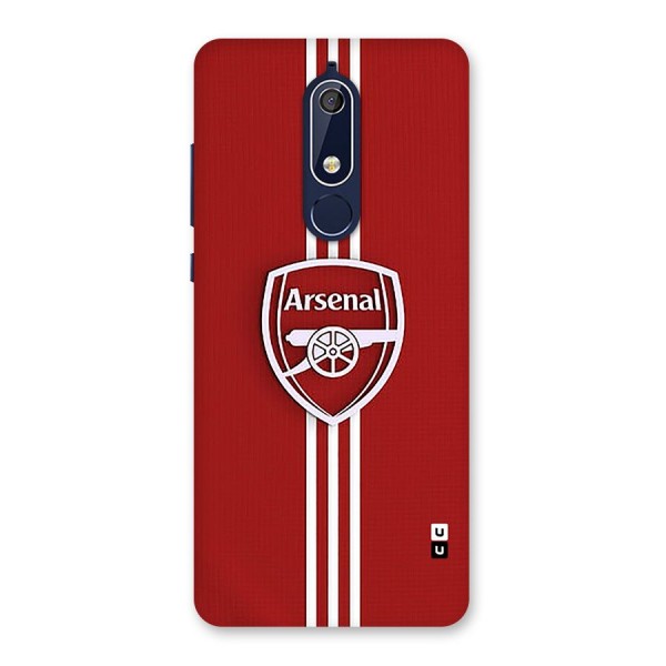 Arsenal Club Back Case for Nokia 5.1