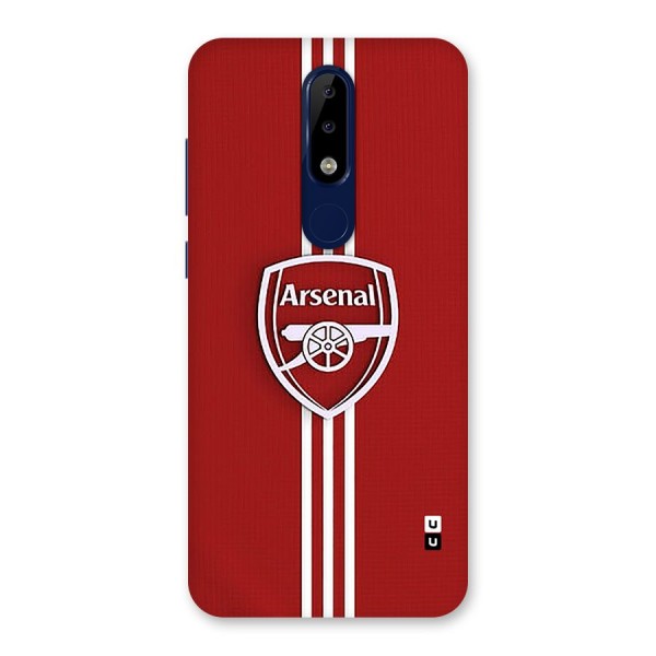 Arsenal Club Back Case for Nokia 5.1 Plus