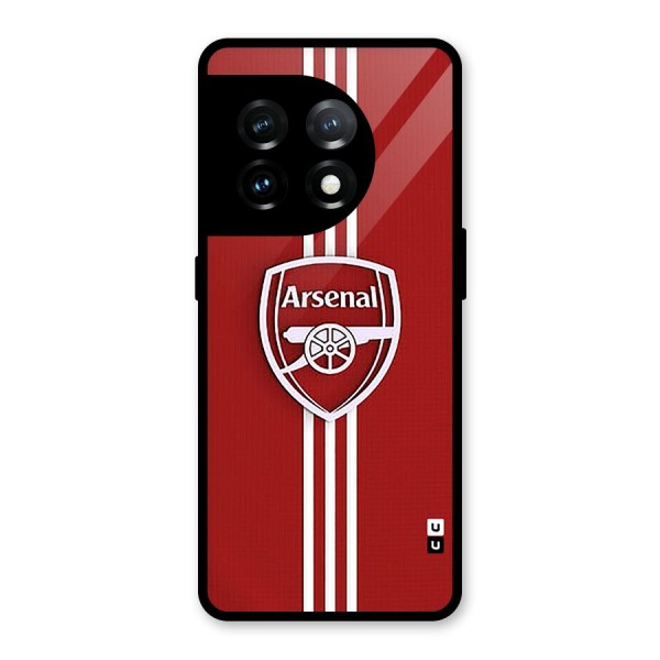 Arsenal Club Glass Back Case for OnePlus 11