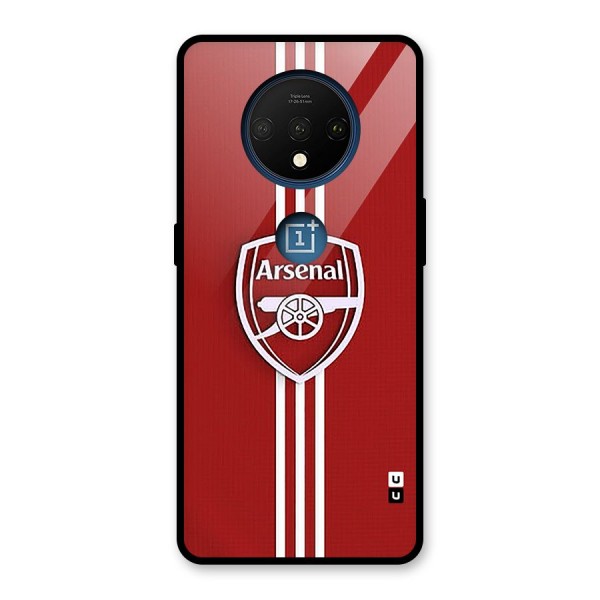 Arsenal Club Glass Back Case for OnePlus 7T