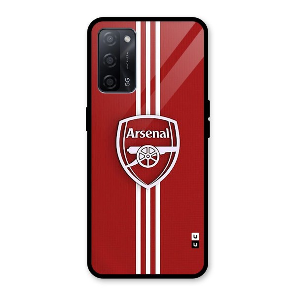 Arsenal Club Glass Back Case for Oppo A53s 5G