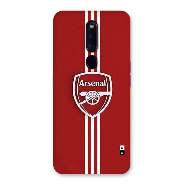 Arsenal Club Glass Back Case for Oppo F11 Pro