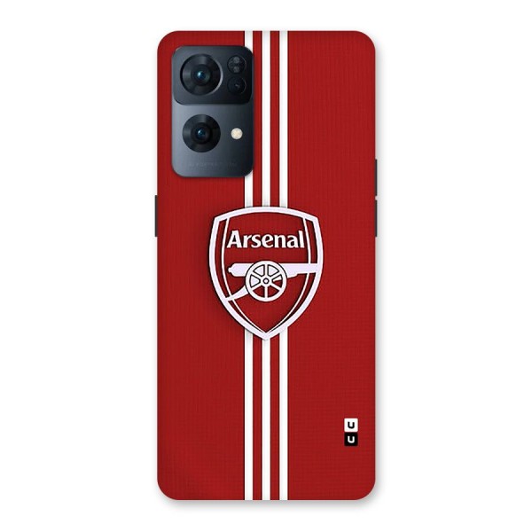 Arsenal Club Glass Back Case for Oppo Reno7 Pro 5G