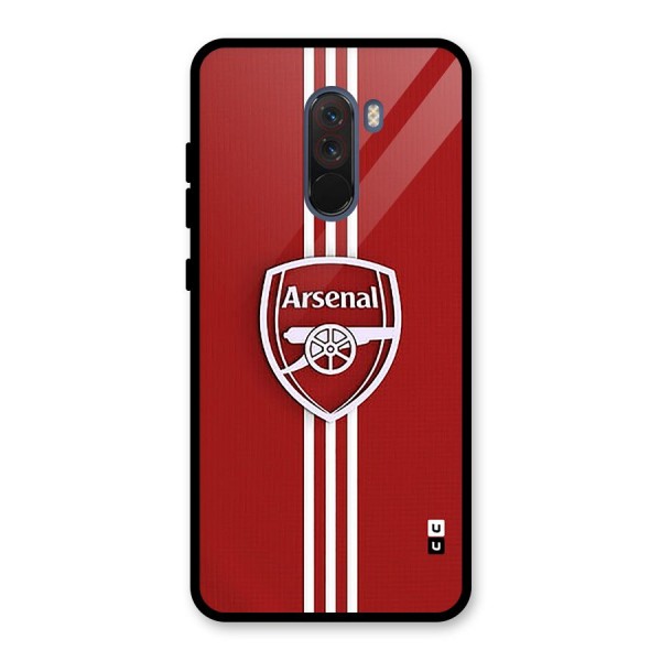 Arsenal Club Glass Back Case for Poco F1