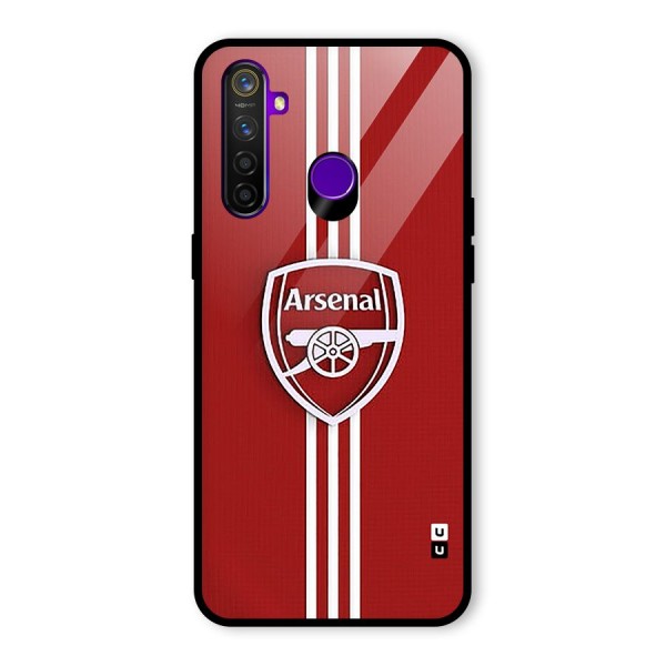 Arsenal Club Glass Back Case for Realme 5 Pro