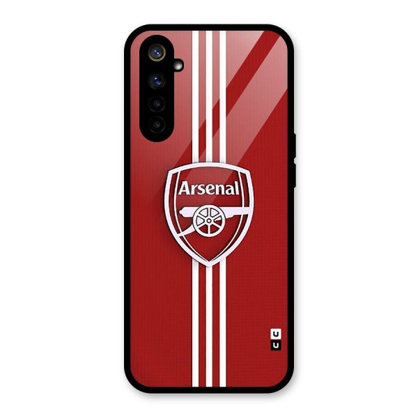 Arsenal Club Glass Back Case for Realme 6